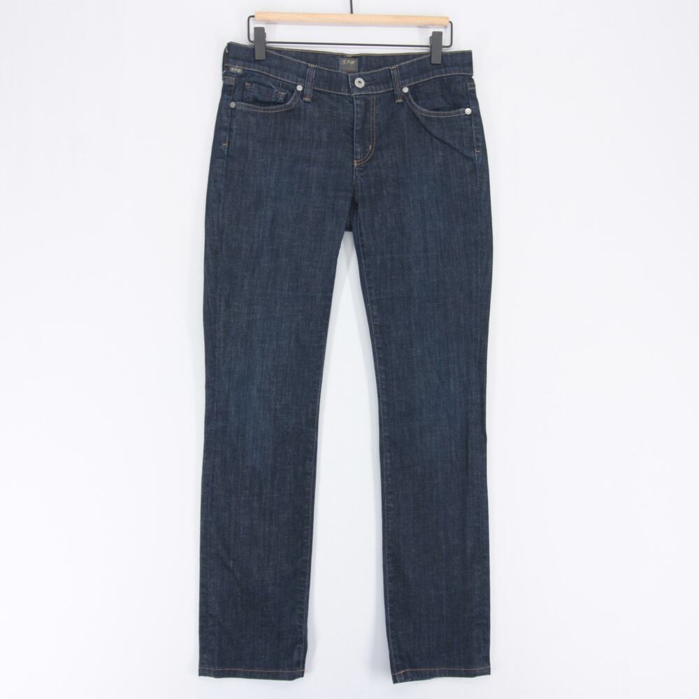 Citizens Of Humanity Elson Jeans Womens 28 Blue Medium Rise Straight Stretch